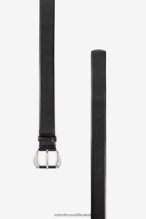 Roberto Cavalli رجال 1614 حزام بمشبك بشعار الماركة مُكَمِّلات 4H40H1161