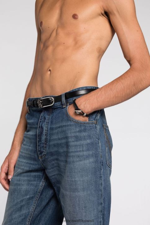 Roberto Cavalli رجال 200 صفعة أسنان النمر مُكَمِّلات 4H40H1148