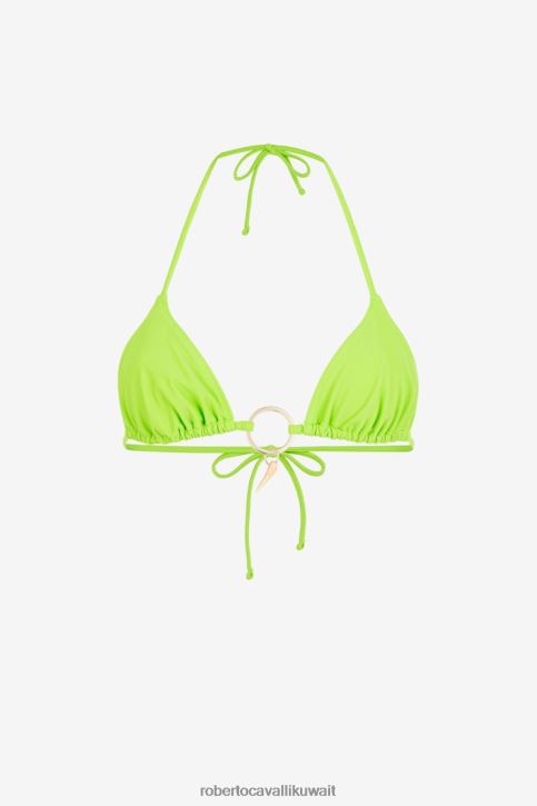 Roberto Cavalli نحيف 4061 بيكيني علوي على شكل أسنان النمر ملابس 4H40H377