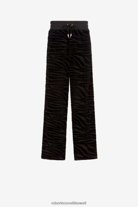 Roberto Cavalli رجال موضة بنطال رياضي مخملي حمار وحشي ملابس 4H40H1000