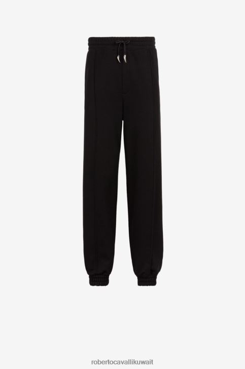 Roberto Cavalli رجال رشيقة بنطال رياضي قطن ملابس 4H40H1012