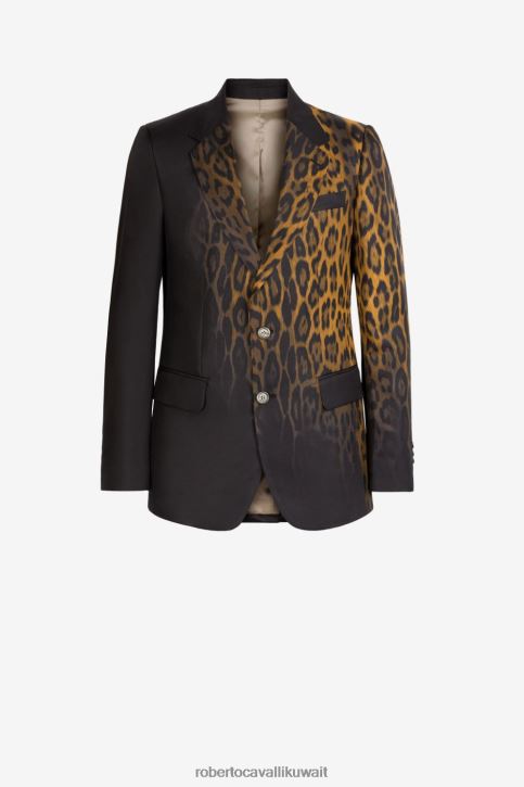 Roberto Cavalli رجال أنيق سترة مصممة على شكل حيوان ملابس 4H40H1028