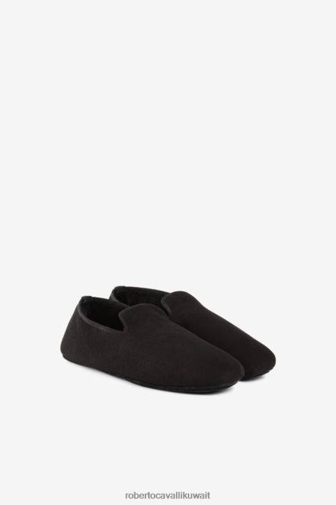 Roberto Cavalli رجال أسود النعال أحذية 4H40H1127