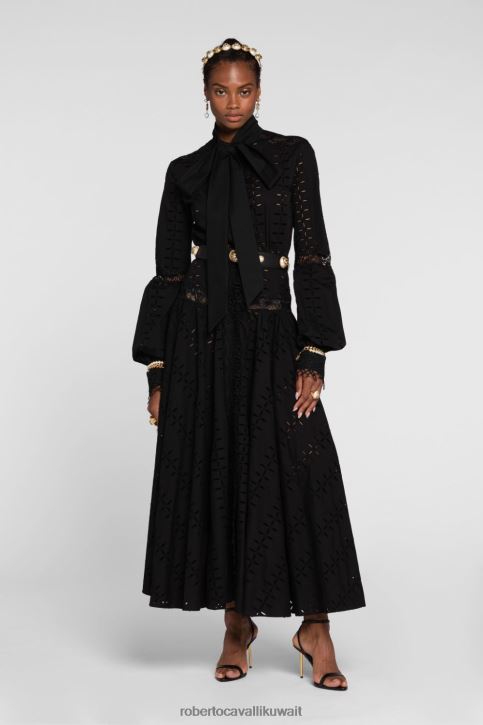 Roberto Cavalli نحيف أصفر ثوب مطوي كتلة اللون ملابس 4H40H112