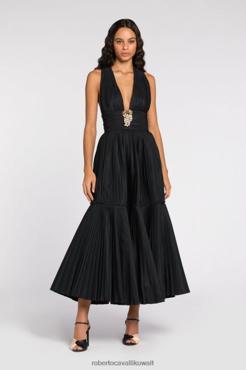 Roberto Cavalli نحيف ذهب فستان ماكسي جاكار بطبعة الحمار الوحشي ملابس 4H40H115