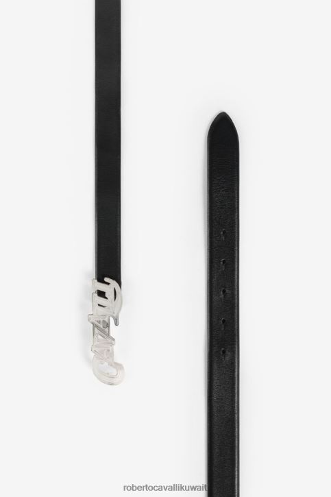 Roberto Cavalli رجال حار حزام بمشبك بشعار الماركة مُكَمِّلات 4H40H1167