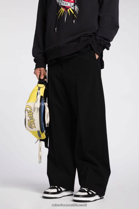 Roberto Cavalli رجال جيش حامل بطاقات جاكار بطبعة مونوغرام آر سي مُكَمِّلات 4H40H1193