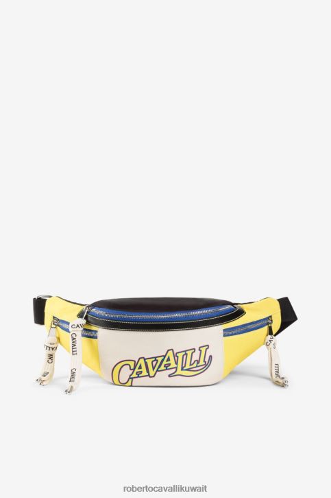 Roberto Cavalli رجال حار حقيبة وسط بطبعة شعار الماركة مُكَمِّلات 4H40H1194