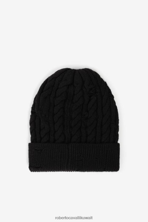 Roberto Cavalli رجال أخضر قبعة صغيرة من الصوف المنسوج مُكَمِّلات 4H40H1217