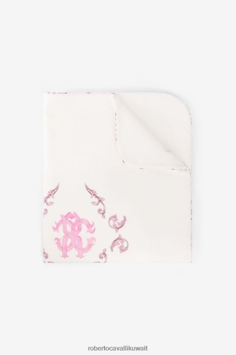 Roberto Cavalli فتيات لون القرنفل بطانية آر سي مونوغرام مُكَمِّلات 4H40H1242