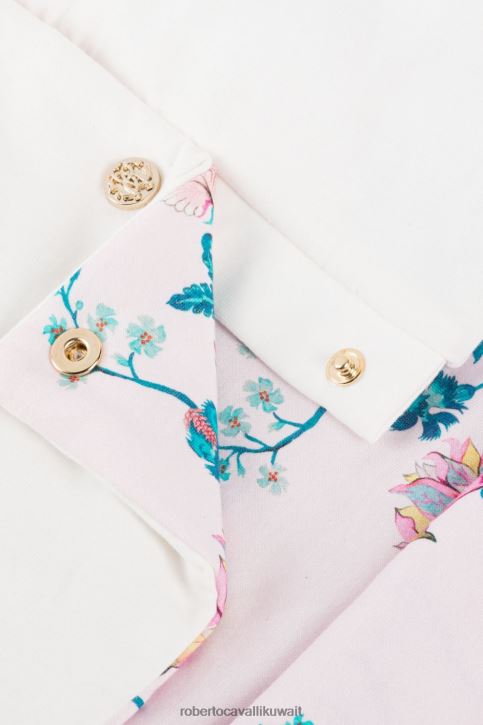 Roberto Cavalli فتيات الذهب / البلاتين عش أطفال مطرز بمونوجرام آر سي مُكَمِّلات 4H40H1243