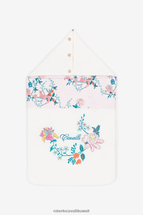 Roberto Cavalli فتيات لون القرنفل عش أطفال بطبعة زهور مُكَمِّلات 4H40H1244