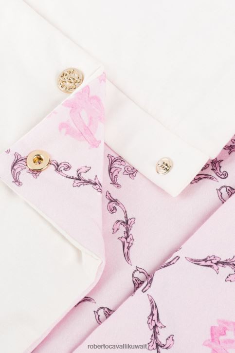 Roberto Cavalli فتيات لون القرنفل عش أطفال بطبعة زهور مُكَمِّلات 4H40H1244