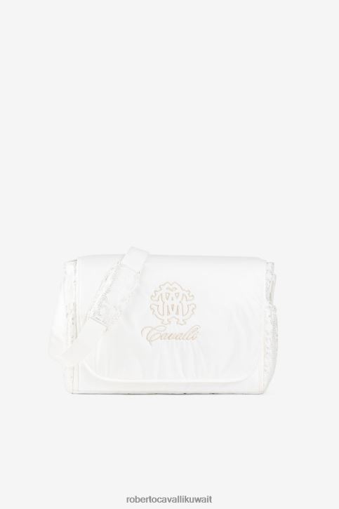 Roberto Cavalli فتيات الذهب / البلاتين طقم حقيبة تغيير بطبعة مونوغرام آر سي مُكَمِّلات 4H40H1253