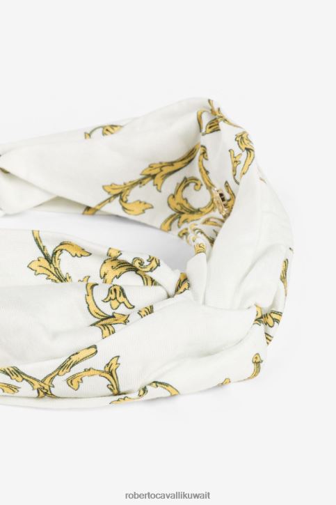 Roberto Cavalli فتيات لون القرنفل طوق رأس بطبعة جلد الفهد والرمان مُكَمِّلات 4H40H1256