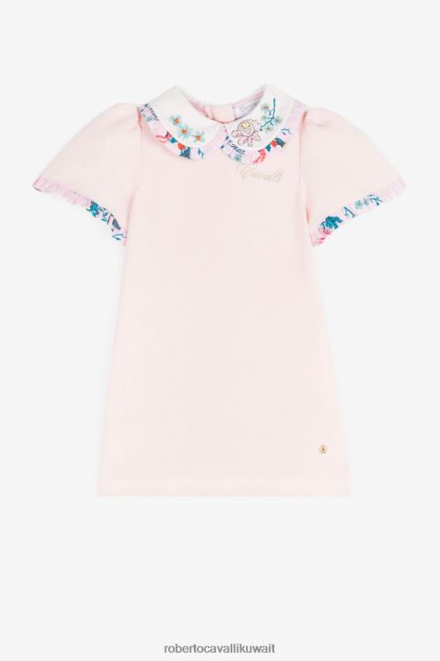 Roberto Cavalli فتيات لون القرنفل فستان بطبعة زهور ملابس 4H40H1265