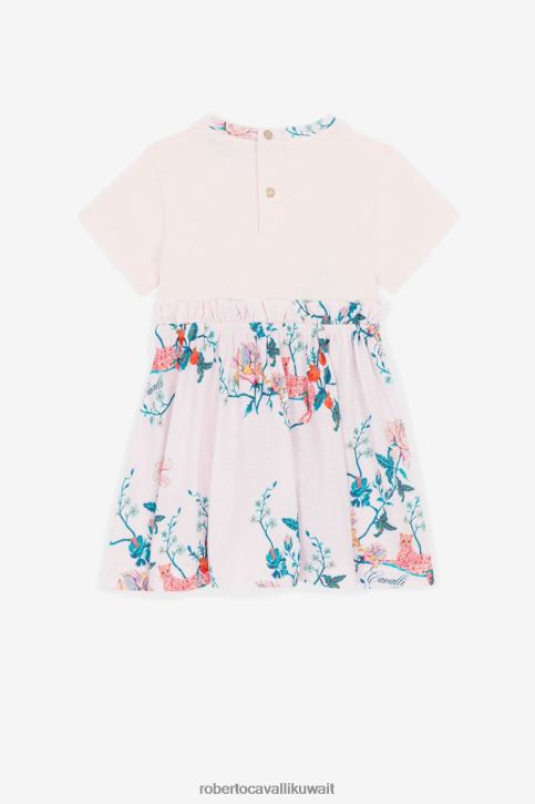 Roberto Cavalli فتيات لون القرنفل بنطال رياضي مطرز على شكل دمية دب ملابس 4H40H1287