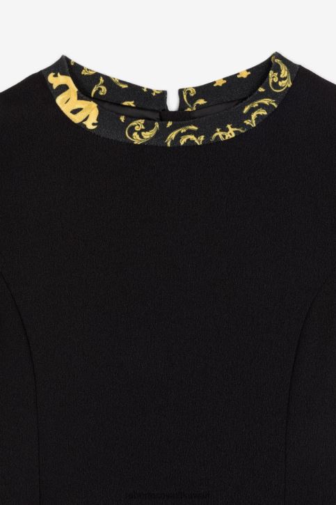 Roberto Cavalli فتيات أسود آر سي مونوغرام الجينز ملابس 4H40H1324