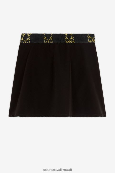 Roberto Cavalli فتيات قبالة الأبيض بلوزة بطبعة قلب وشعار الماركة ملابس 4H40H1331