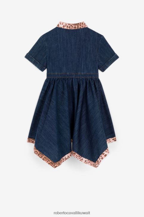 Roberto Cavalli فتيات أسود تنورة بطبعة الباروك ملابس 4H40H1332