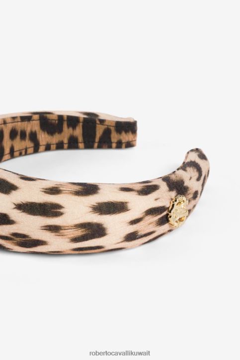 Roberto Cavalli فتيات أسود طماق قطنية بطبعة تخريمية ملابس 4H40H1337