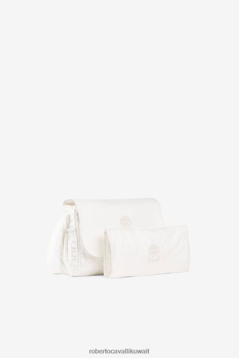 Roberto Cavalli فتيات لون القرنفل حقيبة تغيير بشعار مطرز ومونوغرام مُكَمِّلات 4H40H1364