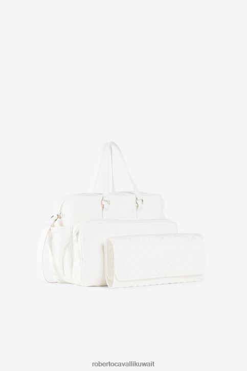 Roberto Cavalli فتيات الذهب / البلاتين طقم حقيبة تغيير بطبعة مونوغرام آر سي مُكَمِّلات 4H40H1365