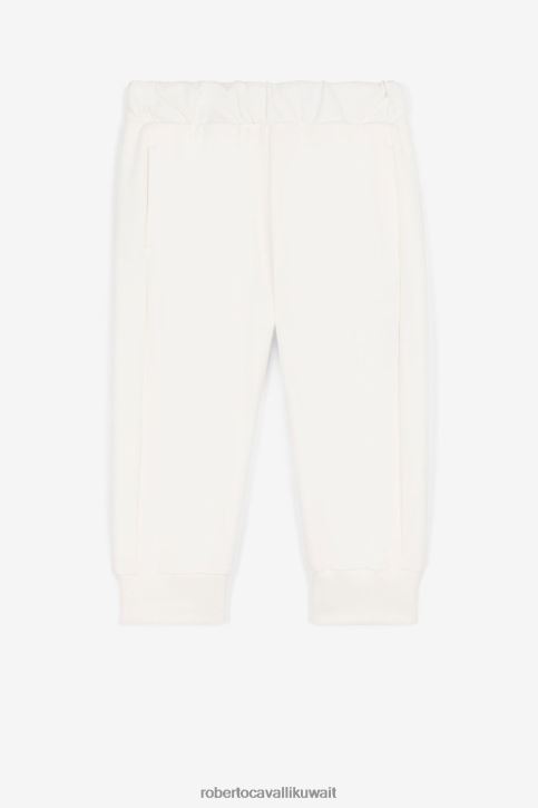 Roberto Cavalli فتيات أزرق بنطال رياضي بطبعة مونوغرام ملابس 4H40H1386