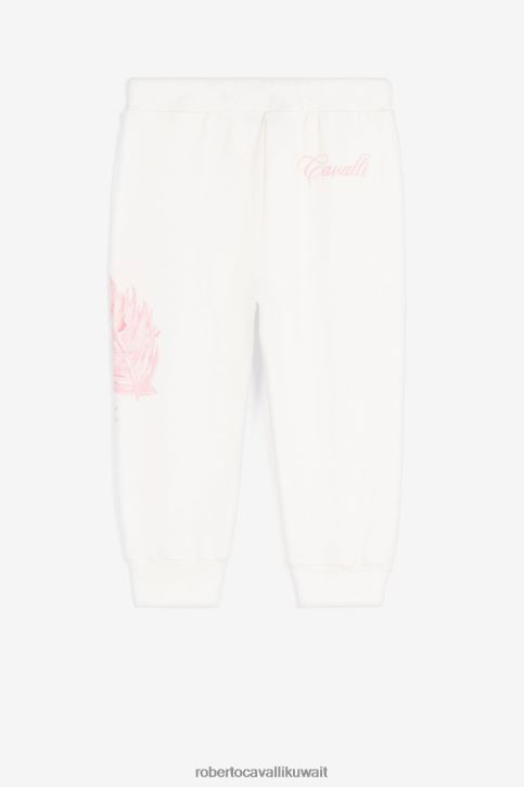 Roberto Cavalli فتيات لون القرنفل بنطال رياضي بأبليكة فراشة ملابس 4H40H1395