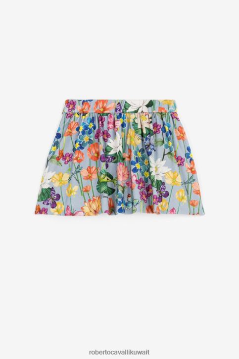 Roberto Cavalli فتيات لون القرنفل هودي بسحاب وطبعة فراشة وفراولة ملابس 4H40H1404