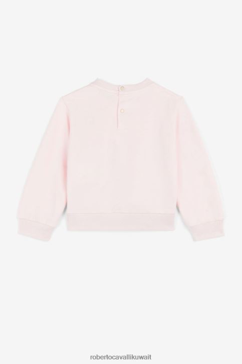 Roberto Cavalli فتيات مسحوق أزرق/المنصة تنورة بطبعة زهور ملابس 4H40H1405