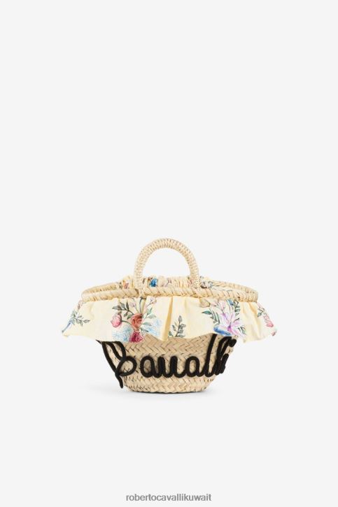 Roberto Cavalli فتيات أحمر حقيبة سلة بشعار الماركة مُكَمِّلات 4H40H1436