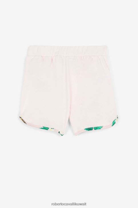 Roberto Cavalli فتيات لون القرنفل شورت مطرز بالفراشة والفراولة ملابس 4H40H1440