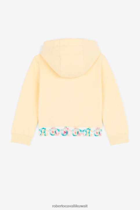 Roberto Cavalli فتيات لون القرنفل طماق بطبعة مونوغرام ملابس 4H40H1460