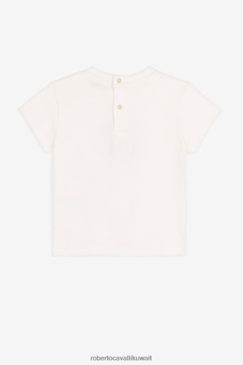 Roberto Cavalli فتيات متعدد الألوان لغينغز بطبعة مونوغرام متباينة الألوان ملابس 4H40H1463