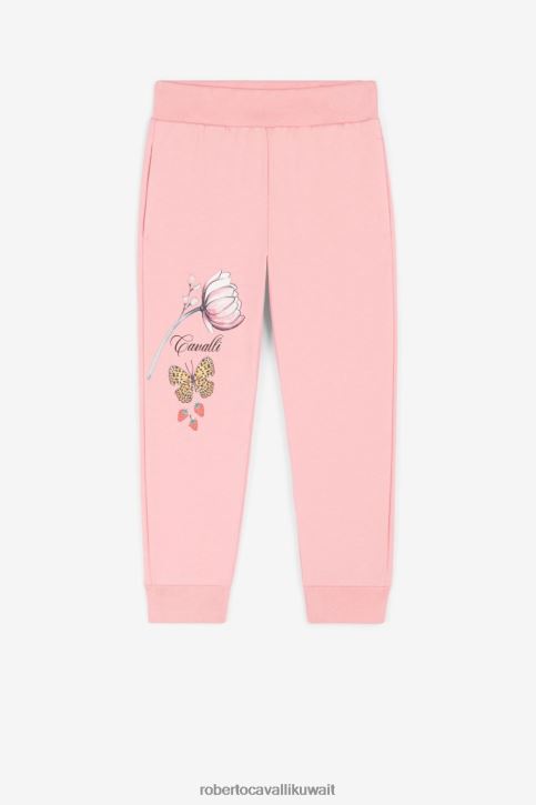 Roberto Cavalli فتيات أنيق جزء سفلي لبدلة رياضية بطبعة جرافيك ملابس 4H40H1478