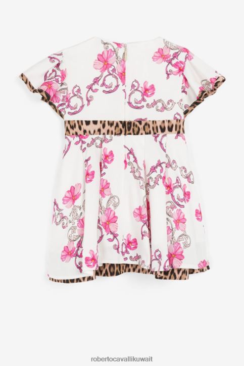 Roberto Cavalli فتيات أسود / عسكري تنورة بكسرات ونقش بحري ملابس 4H40H1479