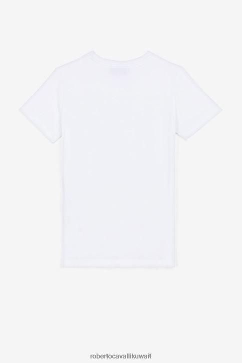 Roberto Cavalli فتيات أرجواني تنورة بكسرات وطبعات زهور جاكوار ملابس 4H40H1481