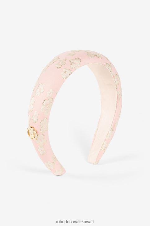 Roberto Cavalli فتيات حار عصابة رأس مطرزة بالزهور مُكَمِّلات 4H40H1490