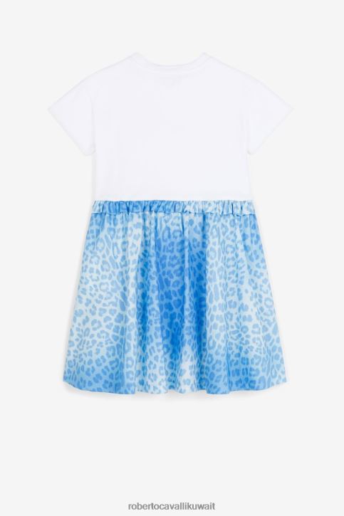 Roberto Cavalli فتيات أنيق تنورة بكسرات وطبعة جرافيك ملابس 4H40H1499