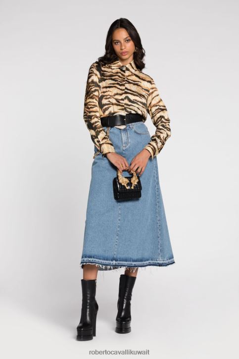 Roberto Cavalli نحيف متعدد الألوان بدلة بطبعة حيوان ملابس 4H40H150