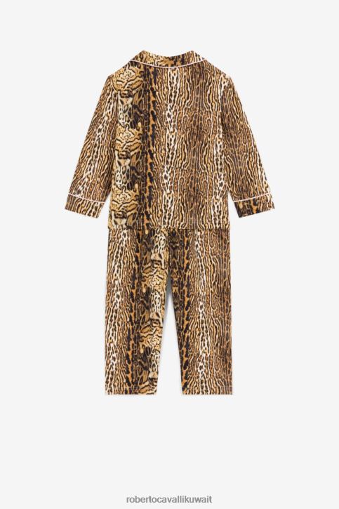 Roberto Cavalli فتيات متعدد الألوان طماق بطبعة زهور ملابس 4H40H1538