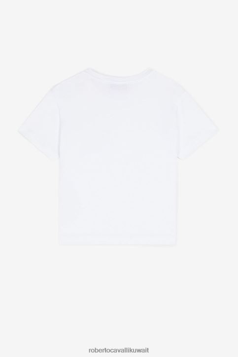 Roberto Cavalli فتيات لون القرنفل عش الطفل بطباعة دمية دب مُكَمِّلات 4H40H1547