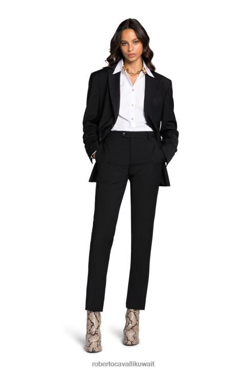 Roberto Cavalli نحيف رشيقة سترة علوية مقصوصة ملابس 4H40H154