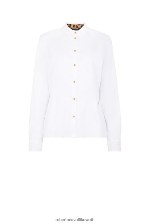 Roberto Cavalli نحيف أنيق قميص مندفع ملابس 4H40H155