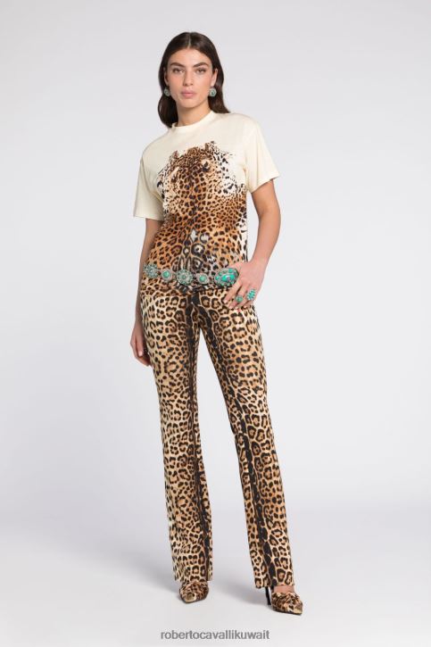 Roberto Cavalli نحيف أنيق قميص مندفع ملابس 4H40H155