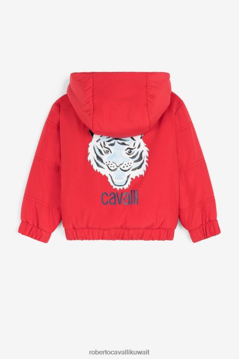 Roberto Cavalli أولاد الأزرق الداكن بنطال رياضي بتطريز مونوغرام ملابس 4H40H1584