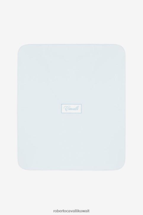 Roberto Cavalli أولاد ازرق فاتح بطانية بطبعة نمر مُكَمِّلات 4H40H1660