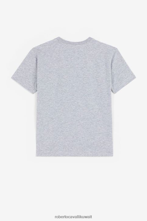 Roberto Cavalli أولاد متعدد الألوان شورت سباحة بطبعة غابة ملابس 4H40H1696