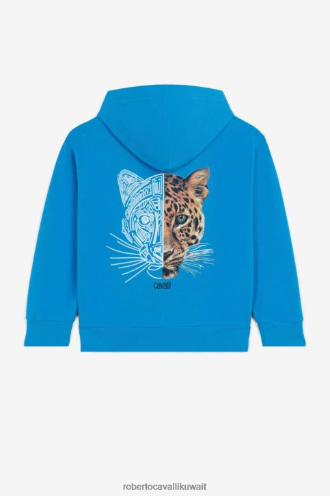 Roberto Cavalli أولاد قبالة الأبيض قميص بولو مطرز بالشعار ملابس 4H40H1719